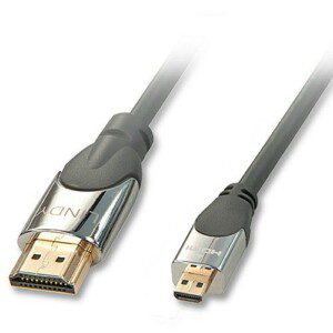 Lindy CROMO® High-Speed-HDMI® cable with Ethernet, Type A/D, 2m-0