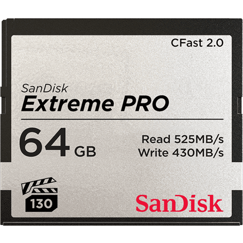 SanDisk CFast 2.0 Card Extreme Pro 64GB