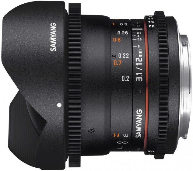 Samyang 12mm T3.1 Fisheye VDSLR Nikon