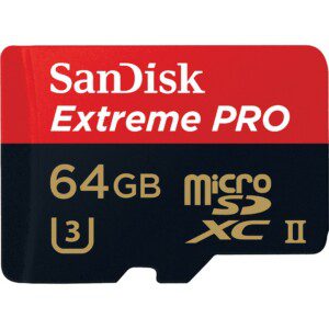 SanDisk Micro SD Card Extreme Pro UHS-II 64GB + USB SD adapter-0