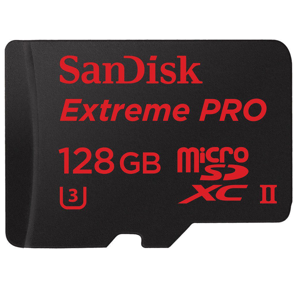 SanDisk Micro SD Card Extreme Pro UHS-II 128GB + USB SD adapter