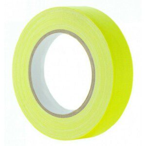 Gaffer Tape 19mm x 25m Yellow Fluo-0