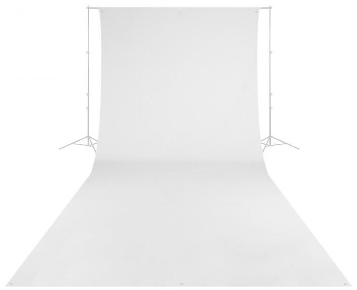 Westcott Wrinkle-Resistant Backdrop - White 2,7 x 6 m