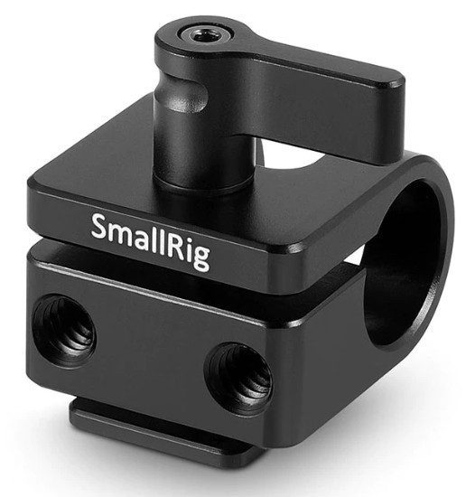 SmallRig 15mm Rod Clamp with Cold Shoe 1597