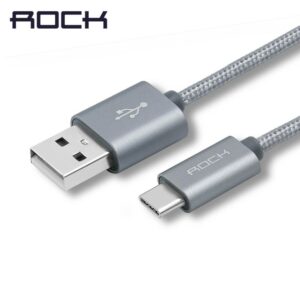 ROCK USB to Type C Cable 2m (Nylon)-0