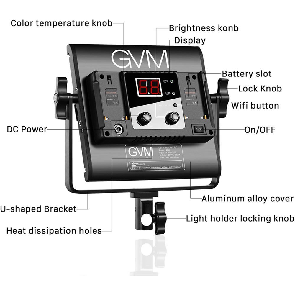 GVM 560AS Bi-Color LED Panel