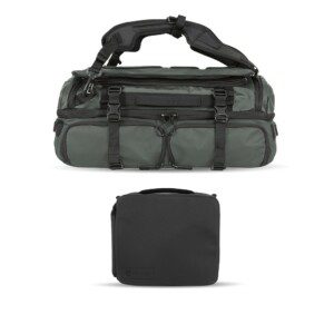 Wandrd Hexad Access Duffel Backpack Green Bundle-0