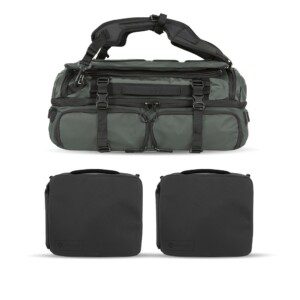 Wandrd Hexad Access Duffel Backpack Green Pro Bundle-0