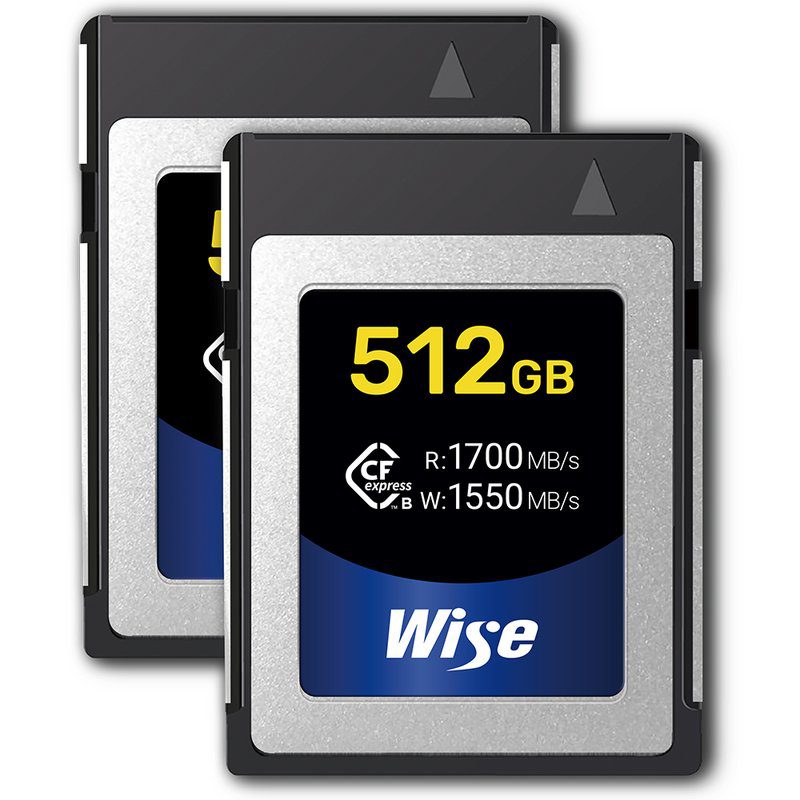 WIse CFexpress 512GB (2-Pack)