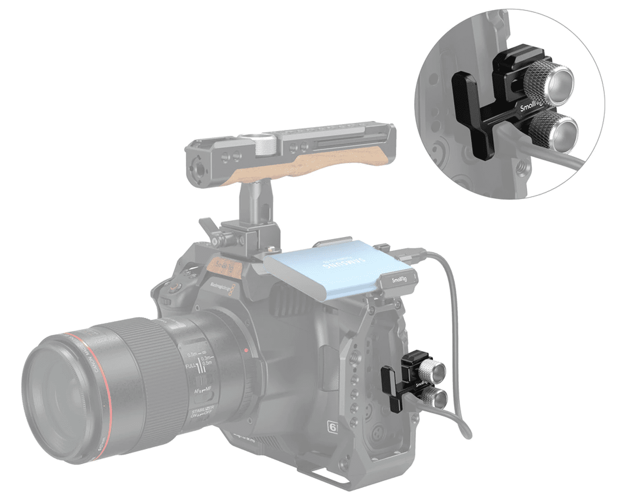 SmallRig HDMI&USB-C Cable Clamp for BMPCC 6K PRO 3271