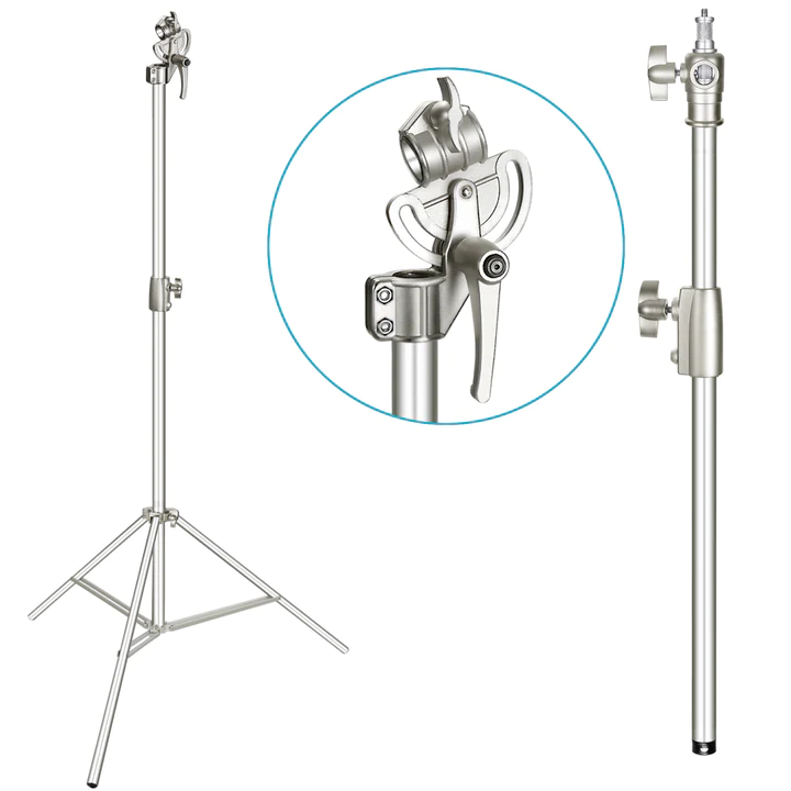 13 FEET BOOM ARM WITH TRIPOD STAND (SILVER)