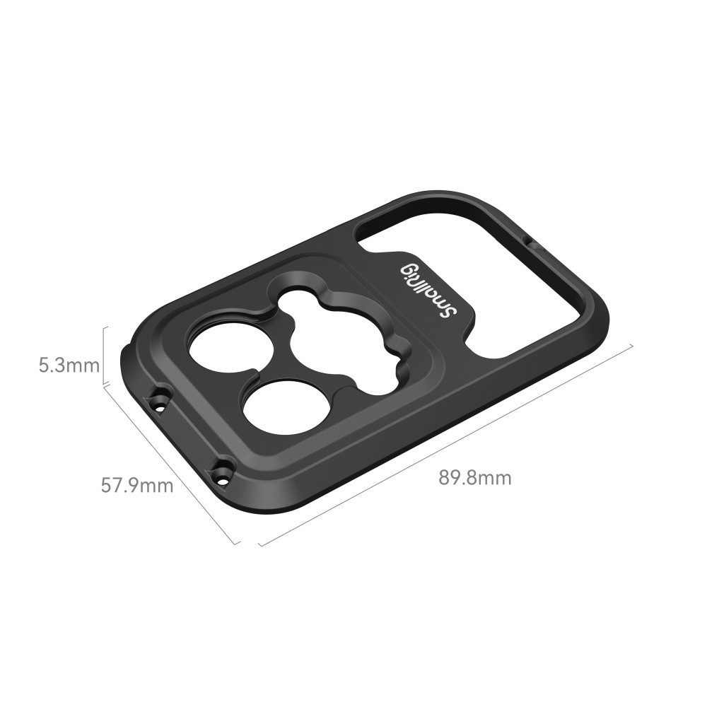 SmallRig 17mm Threaded Lens Back Mount Plate for iPhone 14 Pro Max Cage 4079