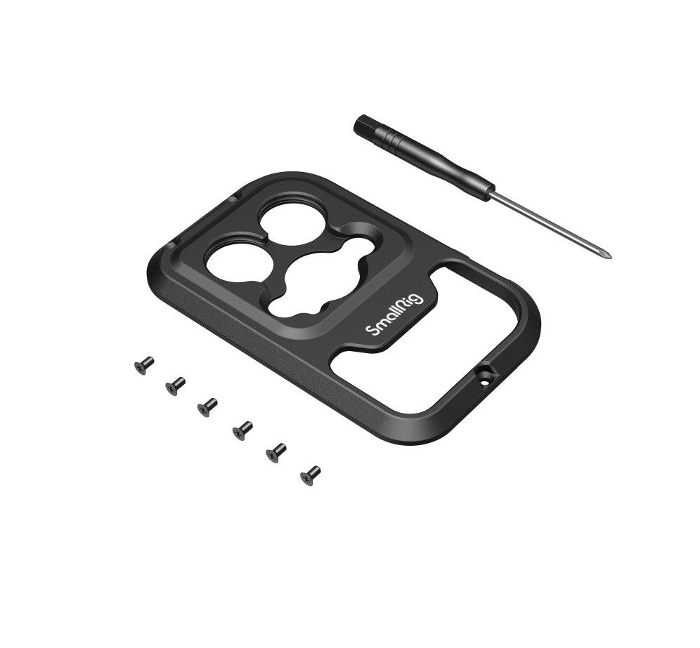 SmallRig 17mm Threaded Lens Back Mount Plate for iPhone 14 Pro Max Cage 4079