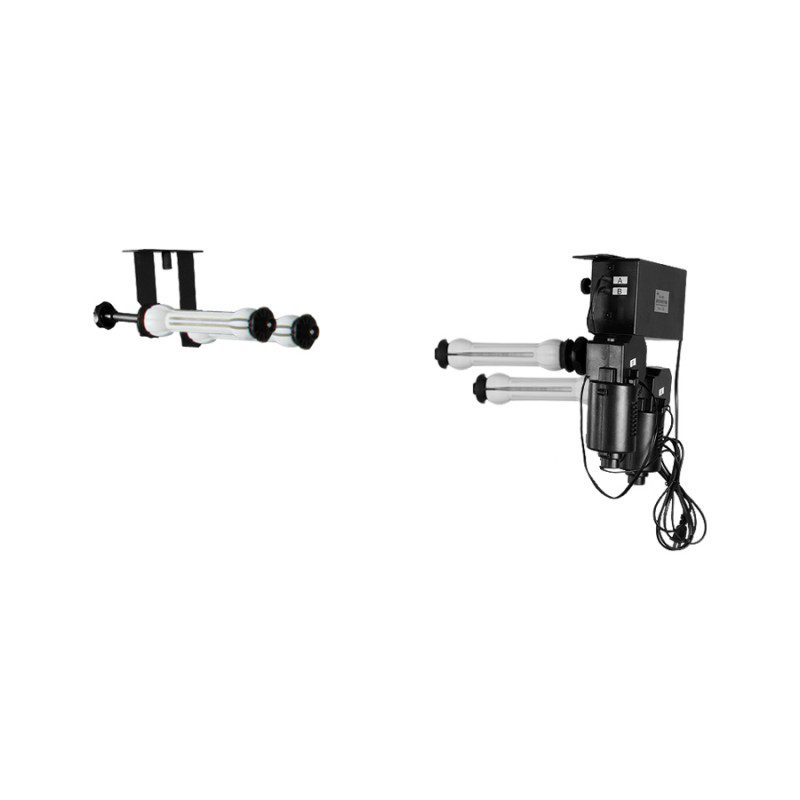 Twice-axle remote control electric background support elevator kit Suitable for mounting on lighting stand