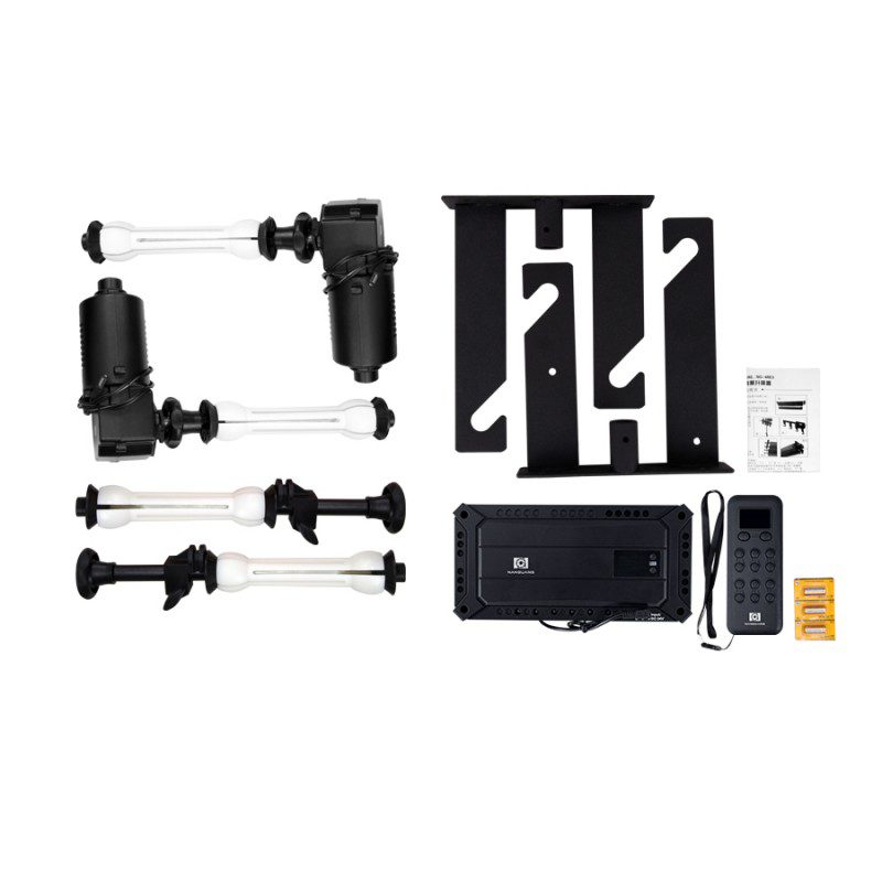 Twice-axle remote control electric background support elevator kit Suitable for mounting on lighting stand