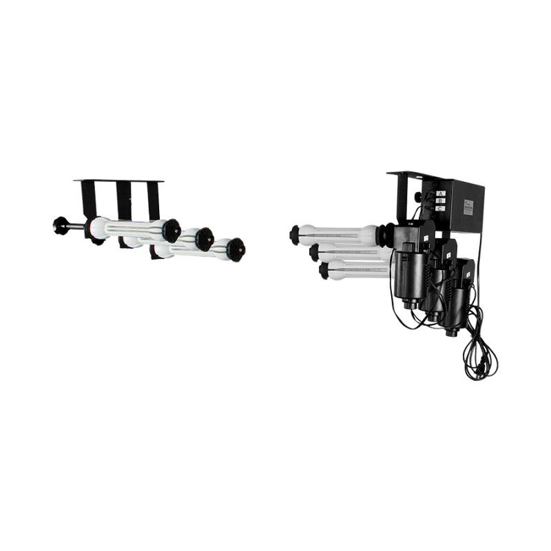 Three-axle remote control electric background support elevator kit Suitable for mounting on wall or celling
