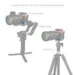Smallrig Plaque de montage inférieur pour Sony Alpha 7C II / Alpha 7CR (Argent) 4439 - Imagen 4
