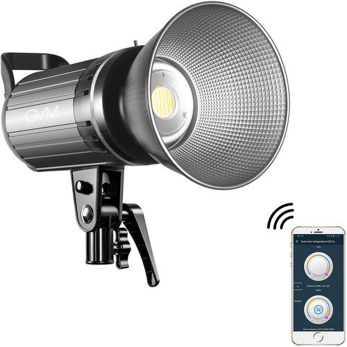 GVM G100W Bi-Color LED Fresnel Light-0