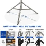 Neewer 220CM STAINLESS STEEL LIGHT STAND – Image 2