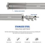 Neewer 220CM STAINLESS STEEL LIGHT STAND – Image 6