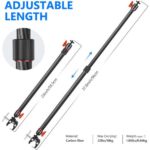NEEWER CAMERA SLIDER SUPPORT ARM STABILIZER (2PCS) -ST33 – Image 4