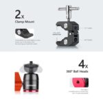 NEEWER CAMERA SLIDER SUPPORT ARM STABILIZER (2PCS) -ST33 – Image 5