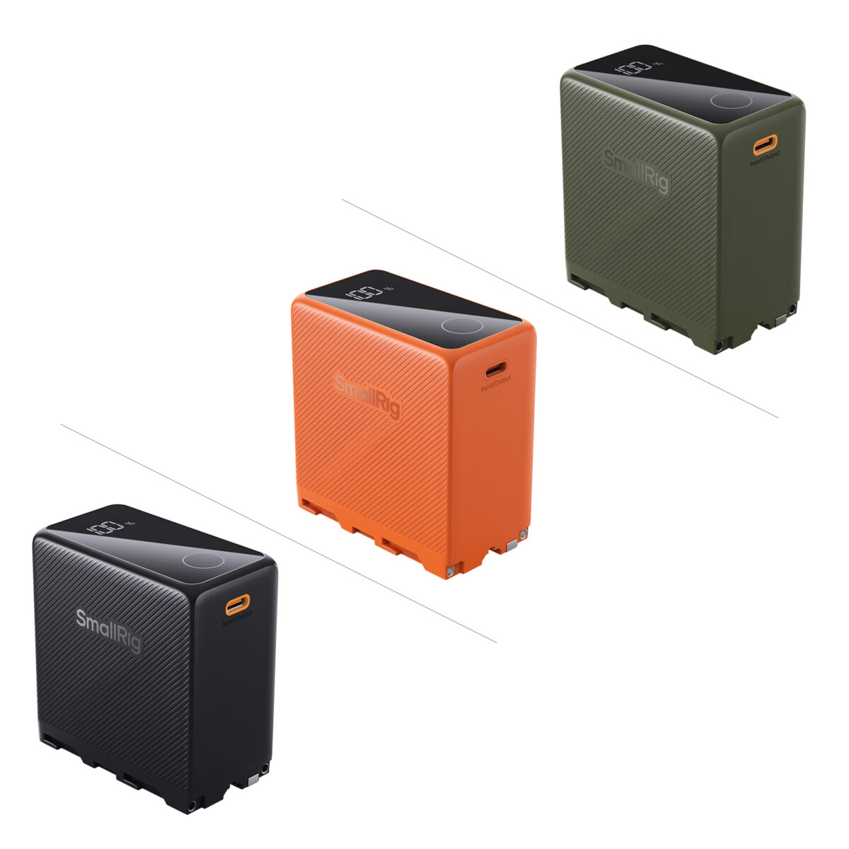 Smallrig Batterie de caméra rechargeable NP-F970 avec port USB-C (Orange) 4576 - Image 5