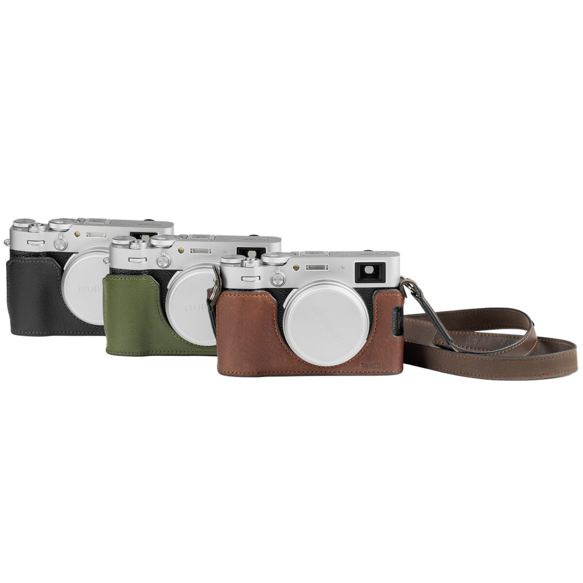 Smallrig Ensemble de demi-étui en cuir pour FUJIFILM X100VI (Noir) 4700 - Afbeelding 5