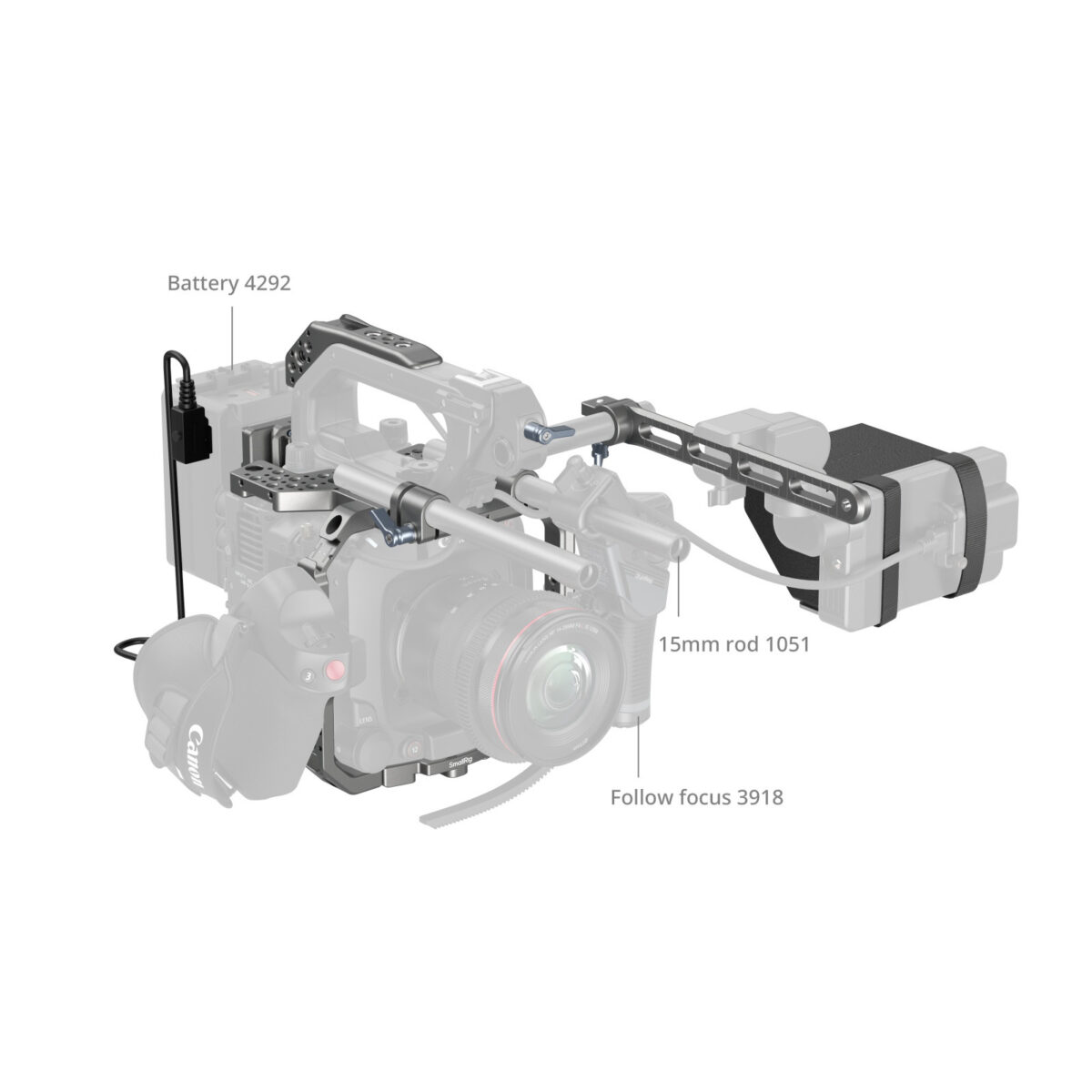 Smallrig Kit de cage avancée pour Canon C400 4946 - Imagen 2