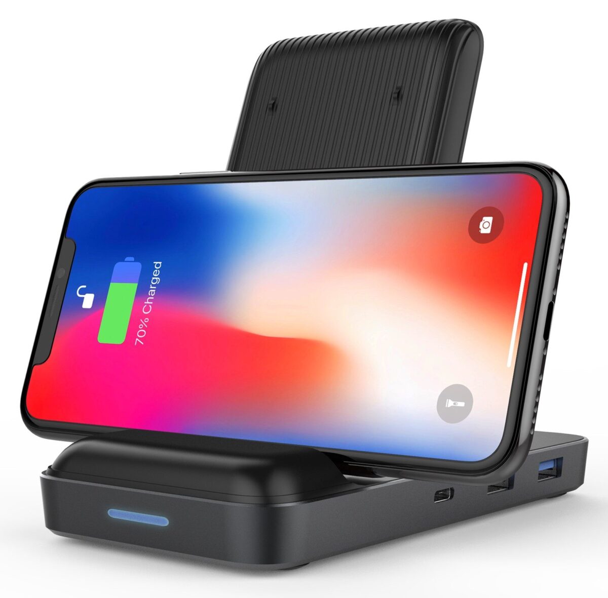HyperDrive USB-C Hub + 7.5W Wireless Charger-34475