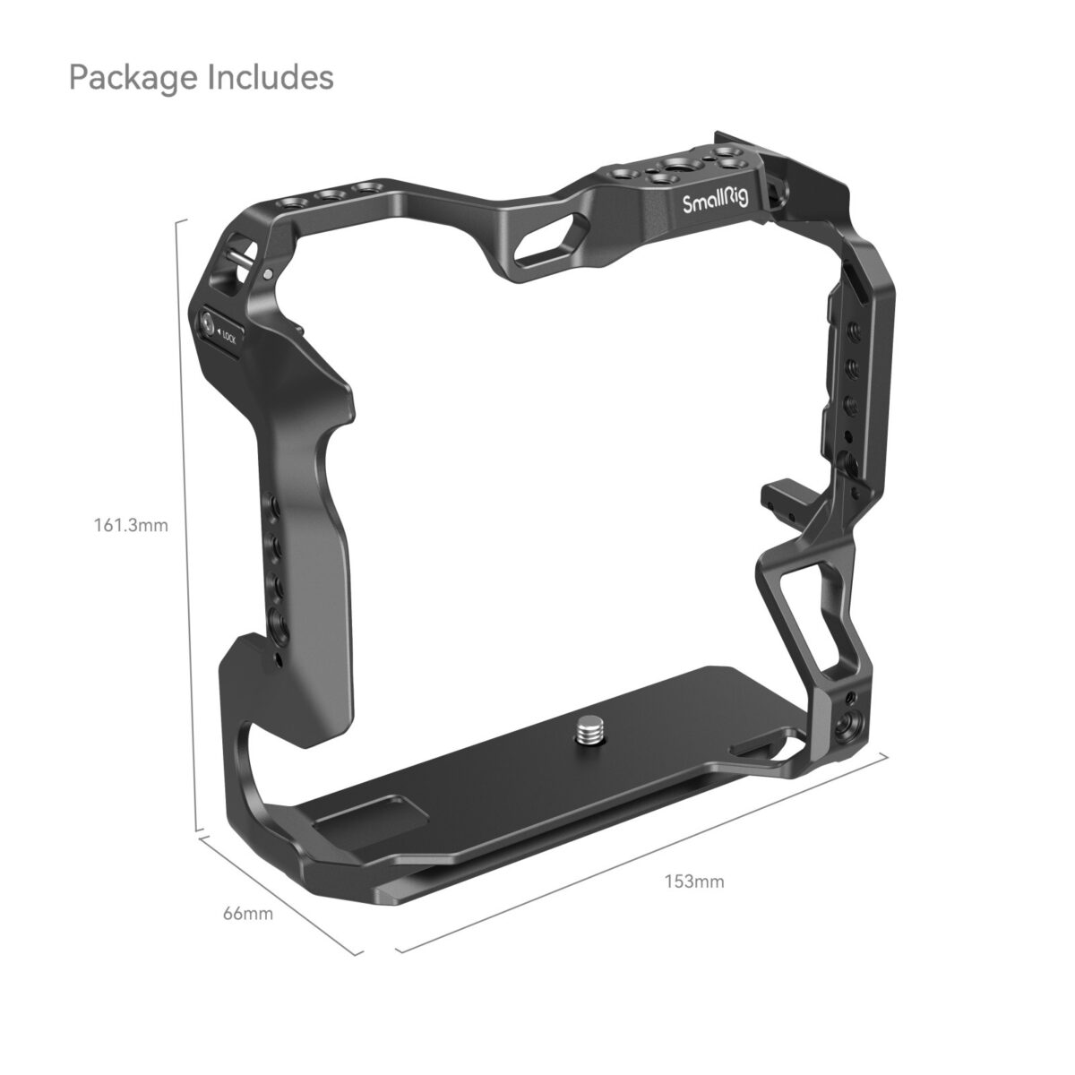 Cage SmallRig pour Canon EOS R5 / R6 / R5C / R6 Mark II avec poignée de batterie BG-R10 3464 - Image 2