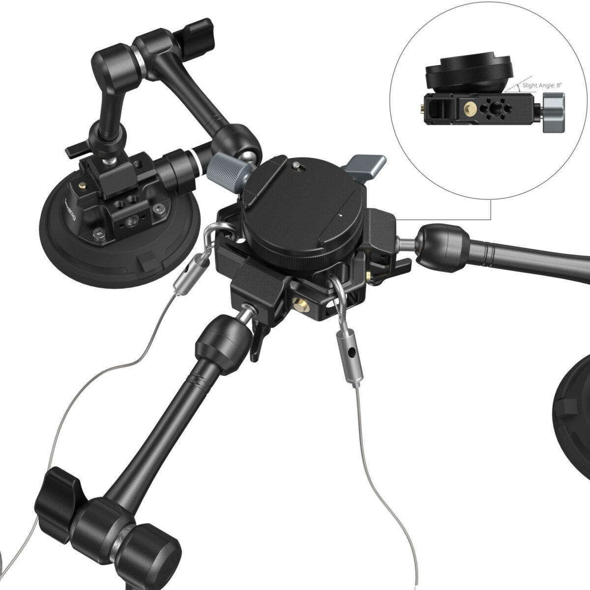 SmallRig Suction Cup Camera Support Kit SC-15K for Vehicle Shooting 3565B - Image 4