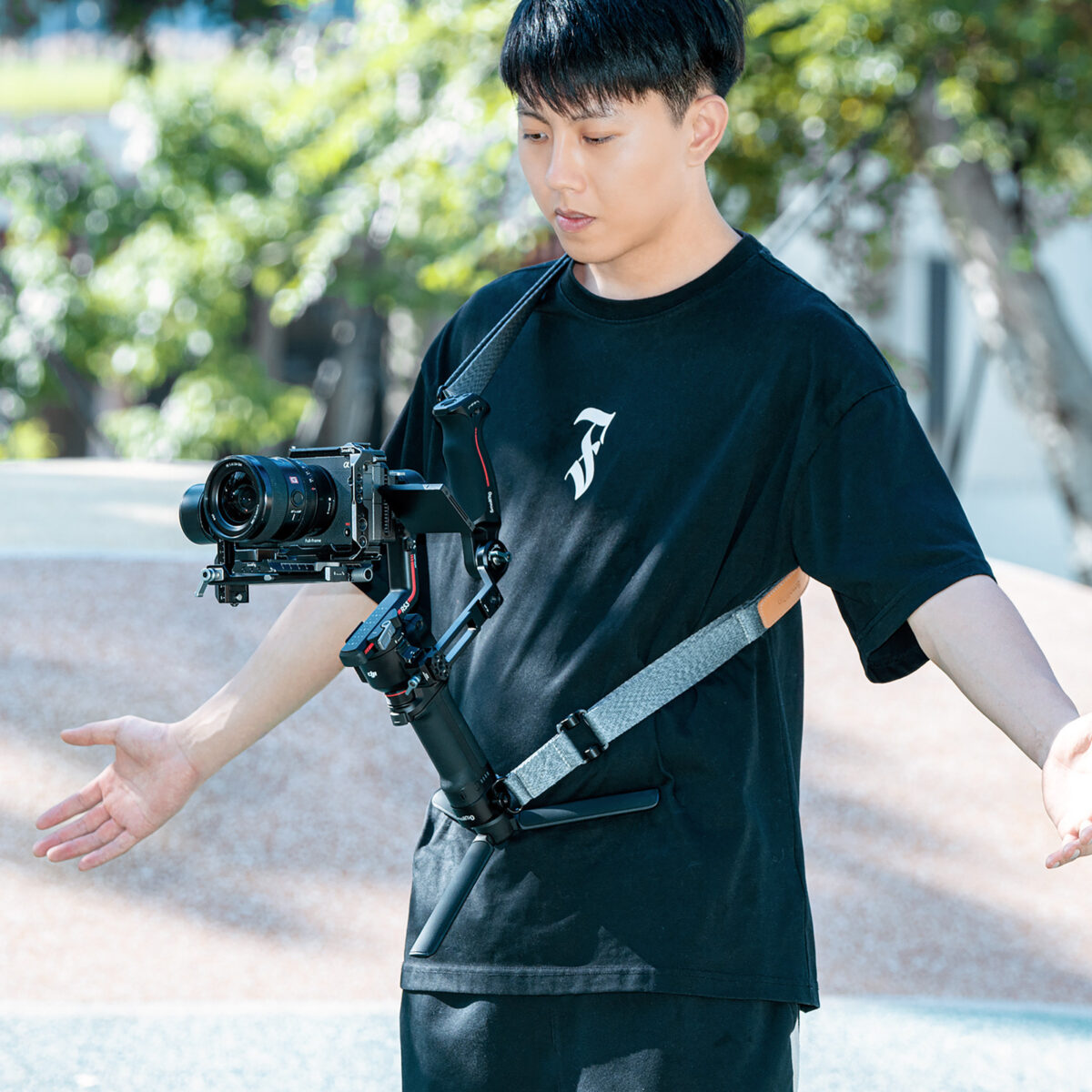 Smallrig Sangle légère pour l'épaule pour DJI RS 3 / RS 3 Pro / RS 2 4118 - Image 3