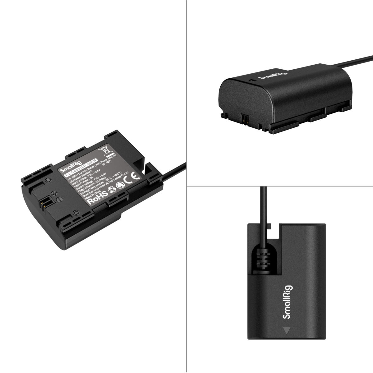 Smallrig Batterie fictive LP-E6NH avec adaptateur de courant (norme européenne) 4271 - Image 4