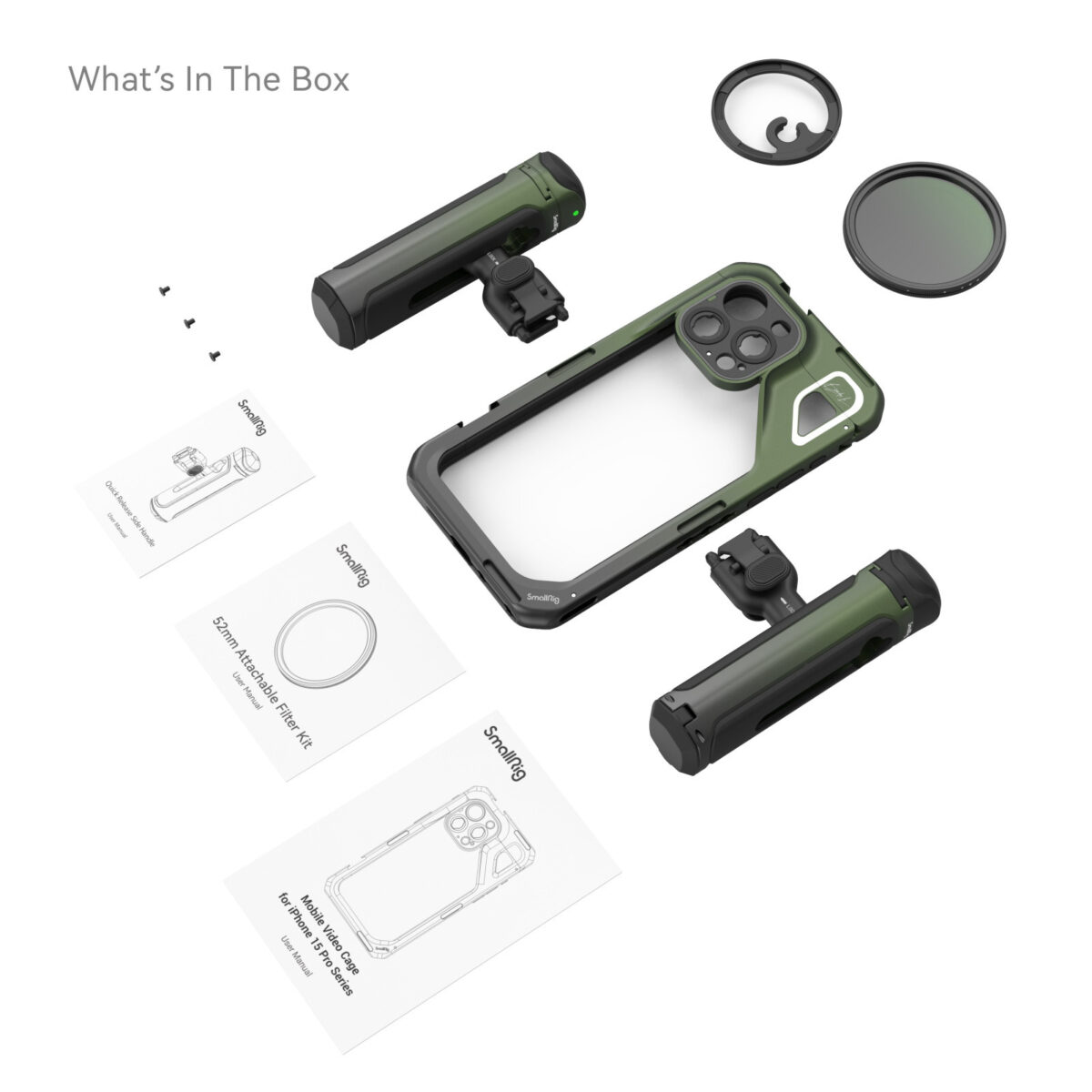 Smallrig Kit vidéo mobile SmallRig x Brandon Li pour iPhone 15 Pro Max Édition de co-création 4407 - Imagen 6