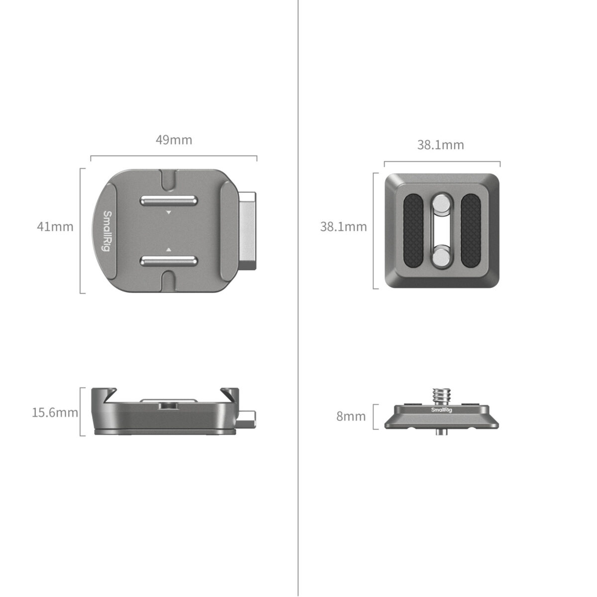 Smallrig Plaque de montage rapide Arca-Swiss HawkLock H38 4486 – Image 2