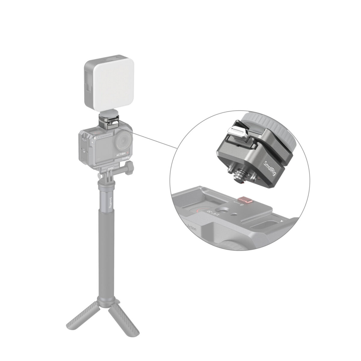 Smallrig Support de libération rapide HawkLock H18 avec sabot froid 4500 - Image 5