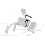 Smallrig Kit de cage de base pour Blackmagic Design Cinema Camera 6K 4574 - Imagen 2