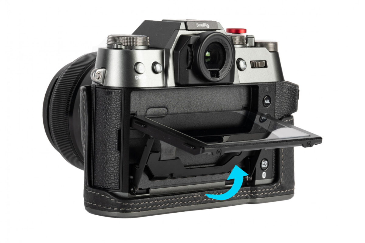 Smallrig Kit de demi-étui en cuir pour FUJIFILM X-T50 (noir) 4709 - Image 9