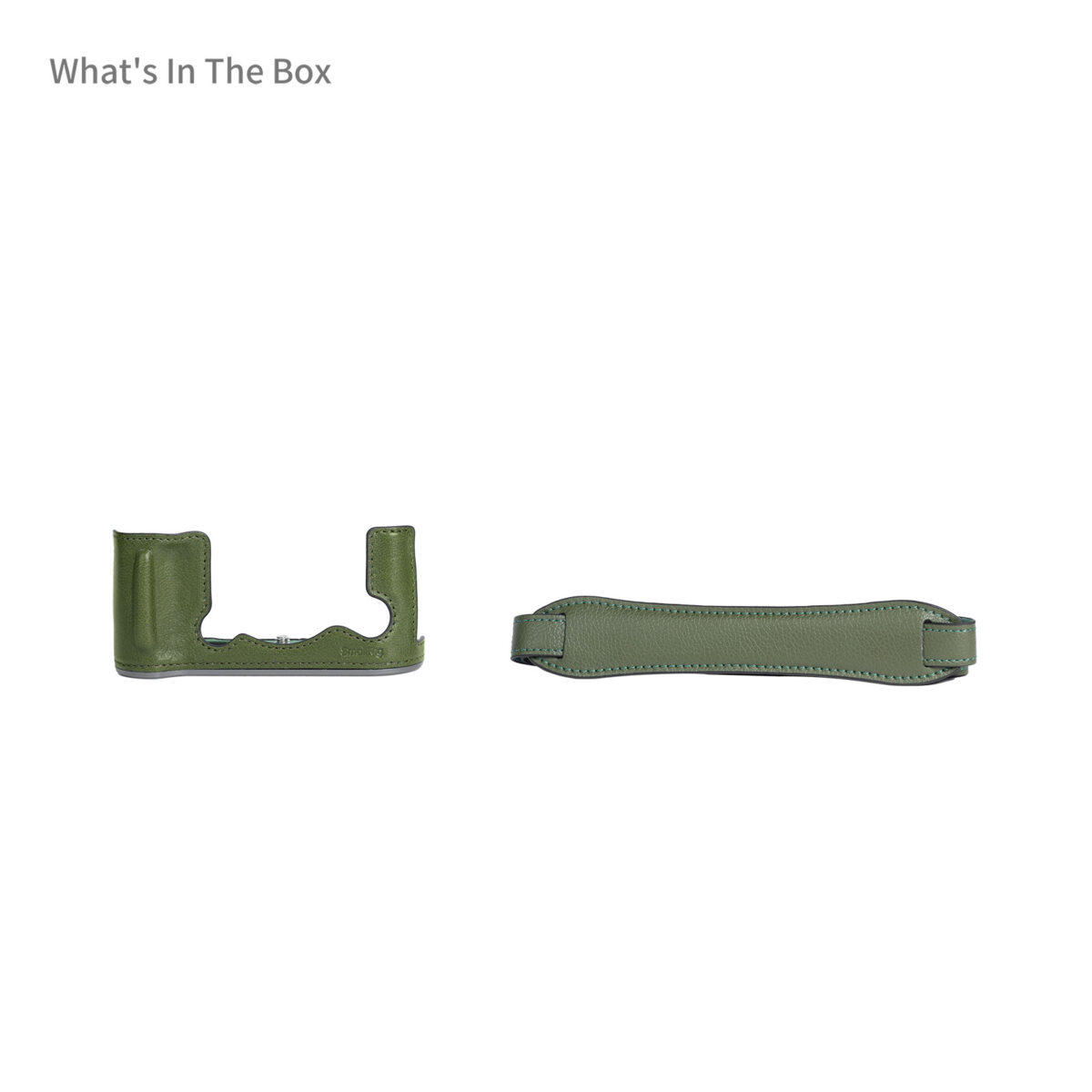 Smallrig Ensemble de demi-étui en cuir pour FUJIFILM X-T50 (Vert) 4711 - Imagen 4