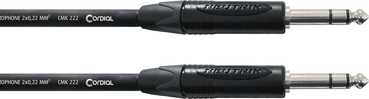 Cordial Select 2.5m Stereo Jack Cable-0