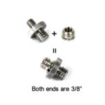 New Thread adapter w/ 1/4" to 3/8" thread 10pcs Pack 856 – Image 2
