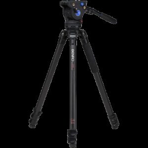 BENRO C373FBV6H Kit trépied vidéo carbone Single Tube Serie 3 + rotule BV6
