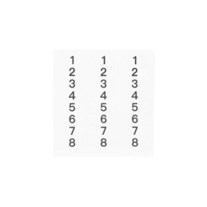 Hollyland Number Stickers for Wireless tally