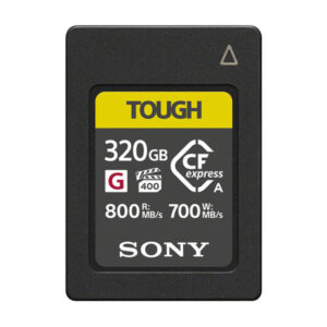 SONY CFexpress SERIE G 320GB TYPE A (jusqu'à 800MB/S en lecture et 700 MB/S en écriture)