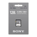 SONY SD SERIE E UHS-II 128GB  CL 10 V60 (jusqu'à 270MB/S en lecture et 120MB/S en écriture)