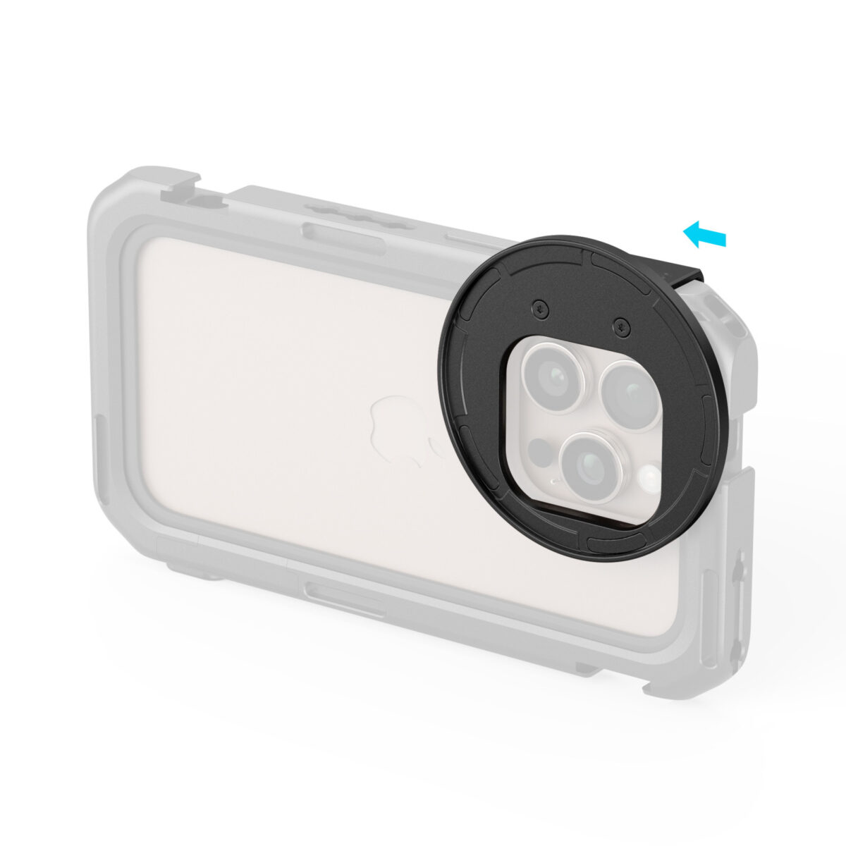 Smallrig Adaptateur de filtre magnétique 67mm pour montage latéral pour cages de la série iPhone 16 - Modèle 5010. – Image 1