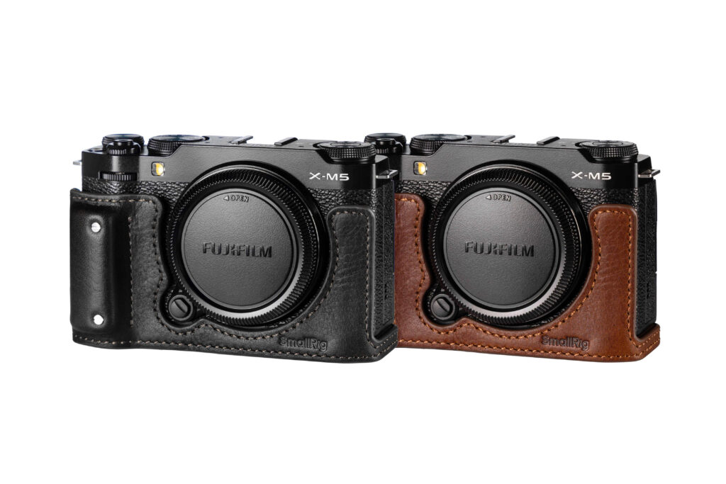 Smallrig Ensemble étui en cuir pour appareil photo FUJIFILM X-M5 (marron) 4880 – Image 1