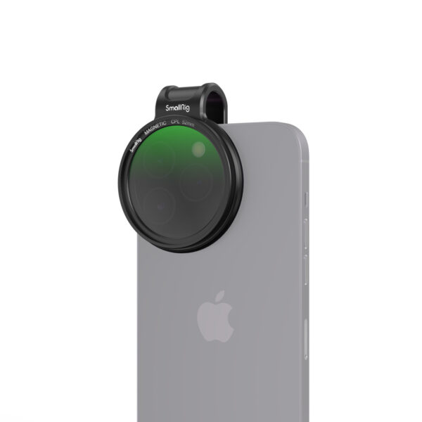Kit de filtro magnético CPL SmallRig MagEase con adaptador de filtro universal (52 mm) 4389