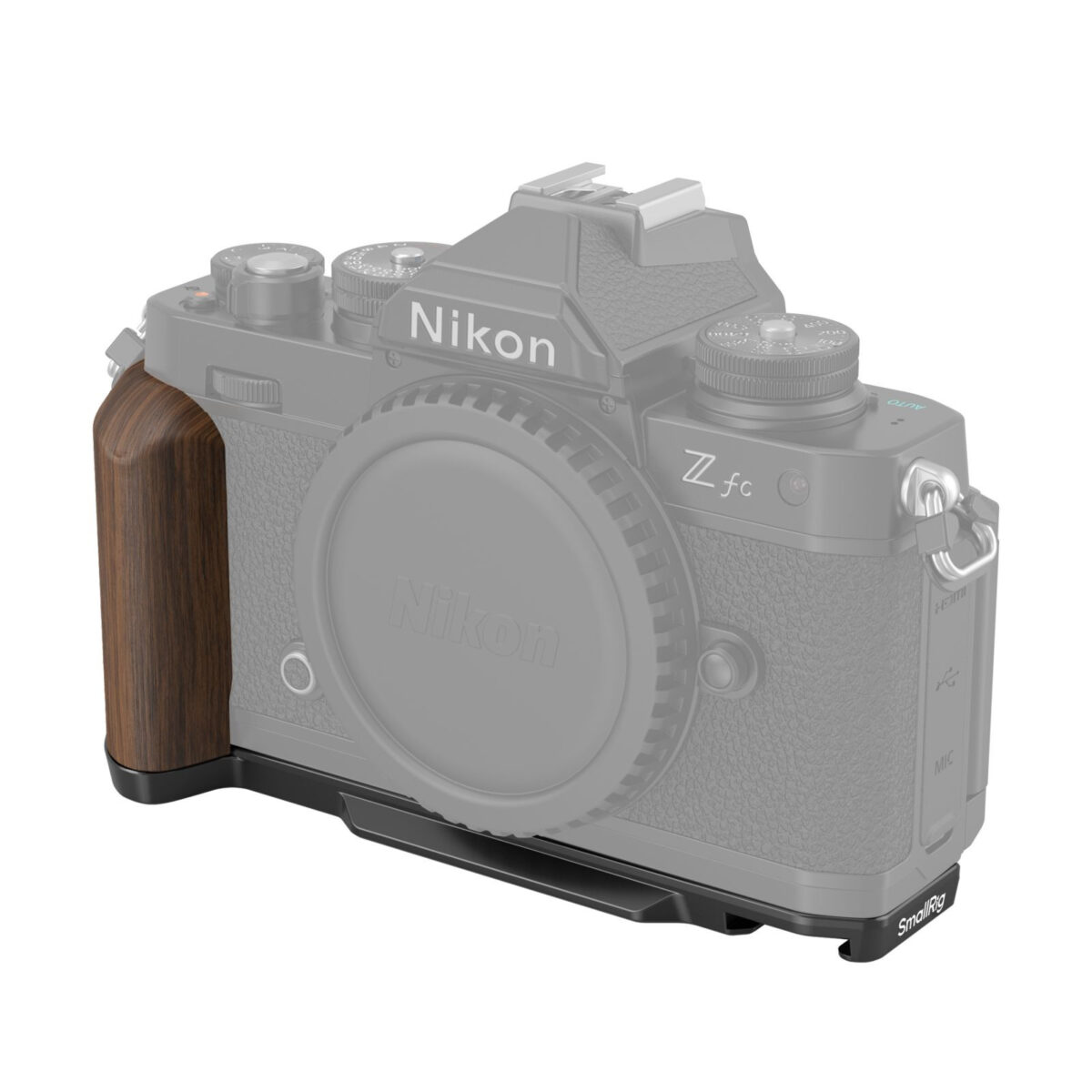 Smallrig Poignée d'angle en bois pour Nikon Z fc (Noir) 4802 - Image 1